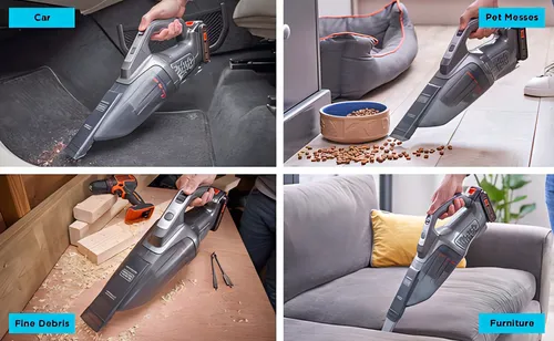 Aspiradora De Mano Con Batería Max Y Carg - Black+decker