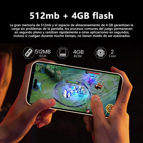 Teléfono Inteligente Android Barato I14 Mini 5.0 Pulgadas Negro