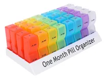 Comprar Cajas Organizadoras De Píldoras Mensuales Semanales, Todos L