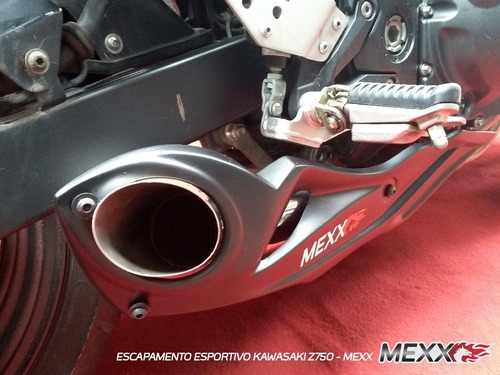 Escapamento Kawasaki Z750 Ponteira Mexx 07/12 Cod.119