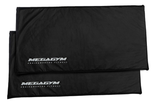 MegaGym kit 2 colchonete pilates espuma 100x50cm cor preto