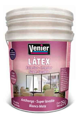 Latex Exterior-interior Venier Antihongos X 12 Kg Oferta!!!