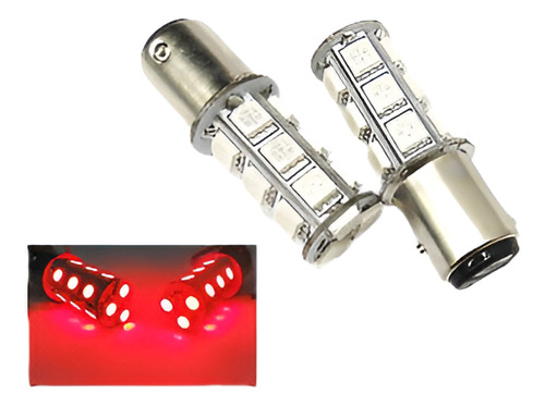 1157 Rojo 18 Smd Led Luz De Estacionamiento Para Nissan Mazd