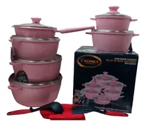 Comprar Ollas De Roca Volcanica Valeska Antibacterial 12 Pcs