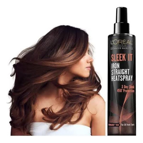 Protetor Térmico Para Cabelo Spray Loreal Sleek It 170 Ml