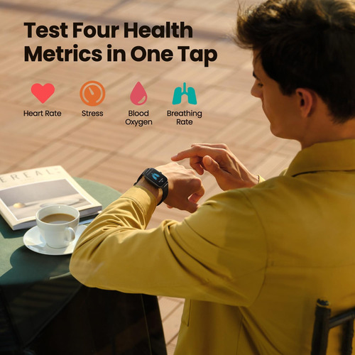 Smartwatch Amazfit New Gts 4 Mini - Branco Dourado Marfim Dourado