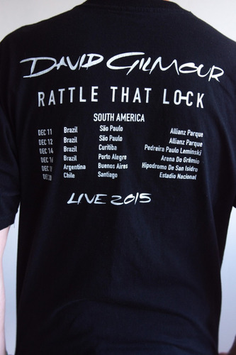Ingresso E Camiseta David Gilmour Oficial Tour 2013
