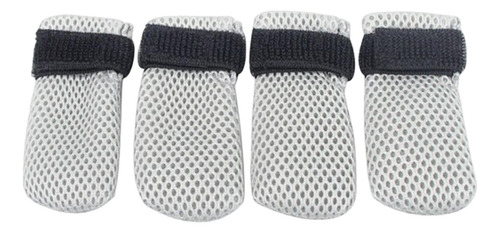 4 Uds. Cubre Pies Para Mascotas, Botas Para Gatos, Gris M