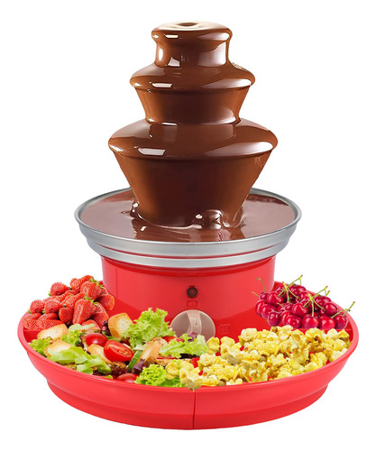 Hnvdkln Electric Chocolate Fountain, 3 Tier Chocolate Fount.