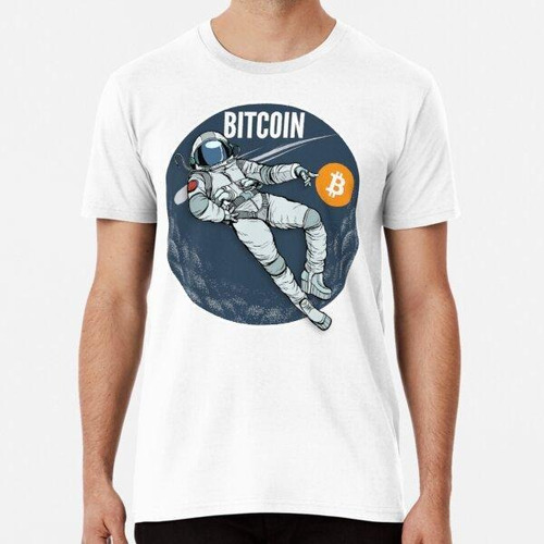 Remera Bitcoin Btc Chill Moon Man Algodon Premium