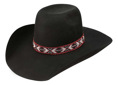 Resistol Hooey Presidio - (4x) Sombrero Vaquero Lana Negro