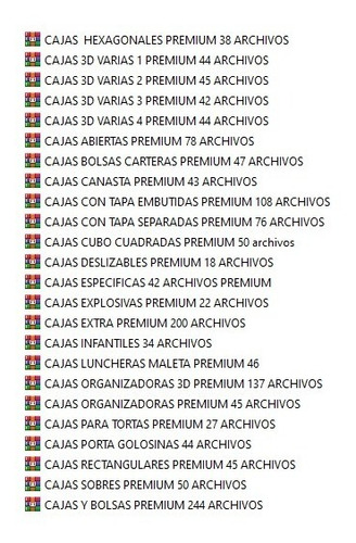 Mega Pack Cajas Varias Premium 1570 Archivos Silhouette