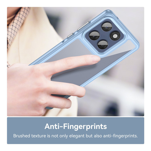 For Xiaomi Poco C71 / Redmi A5 Funda Case Acrilico Transparent Cristal