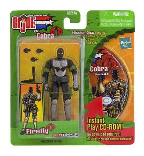 Figura Firefly Gi Vs Cobra Mission Disc Blister Sellado Raro