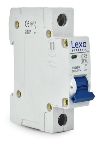Interruptor Automático Lexo Ebs6bn 1x25a C 6ka - Lexo