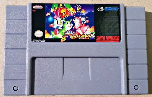 SNES Label: Super Bomberman