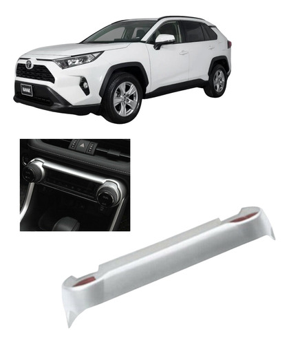 Cubierta De Controles De Aire Plata Toyota Rav4 2019 A 2021