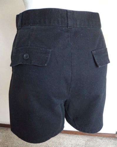 Short Negro Con Bolsas Dockers Talla-10 (m) Sht384 (Usado)
