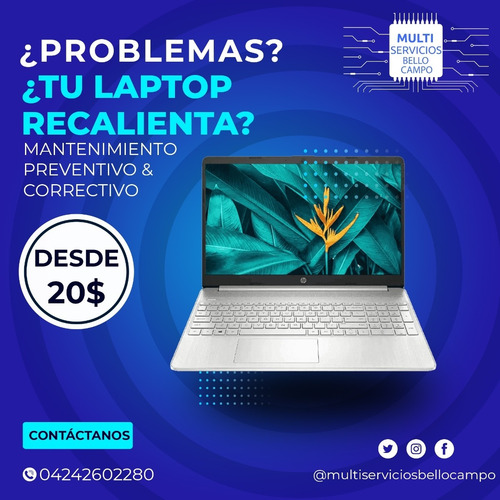Imagen 4 de 5 de Servicio Tecnico Laptop Hp Dell Lenovo Samsung Sony Acer