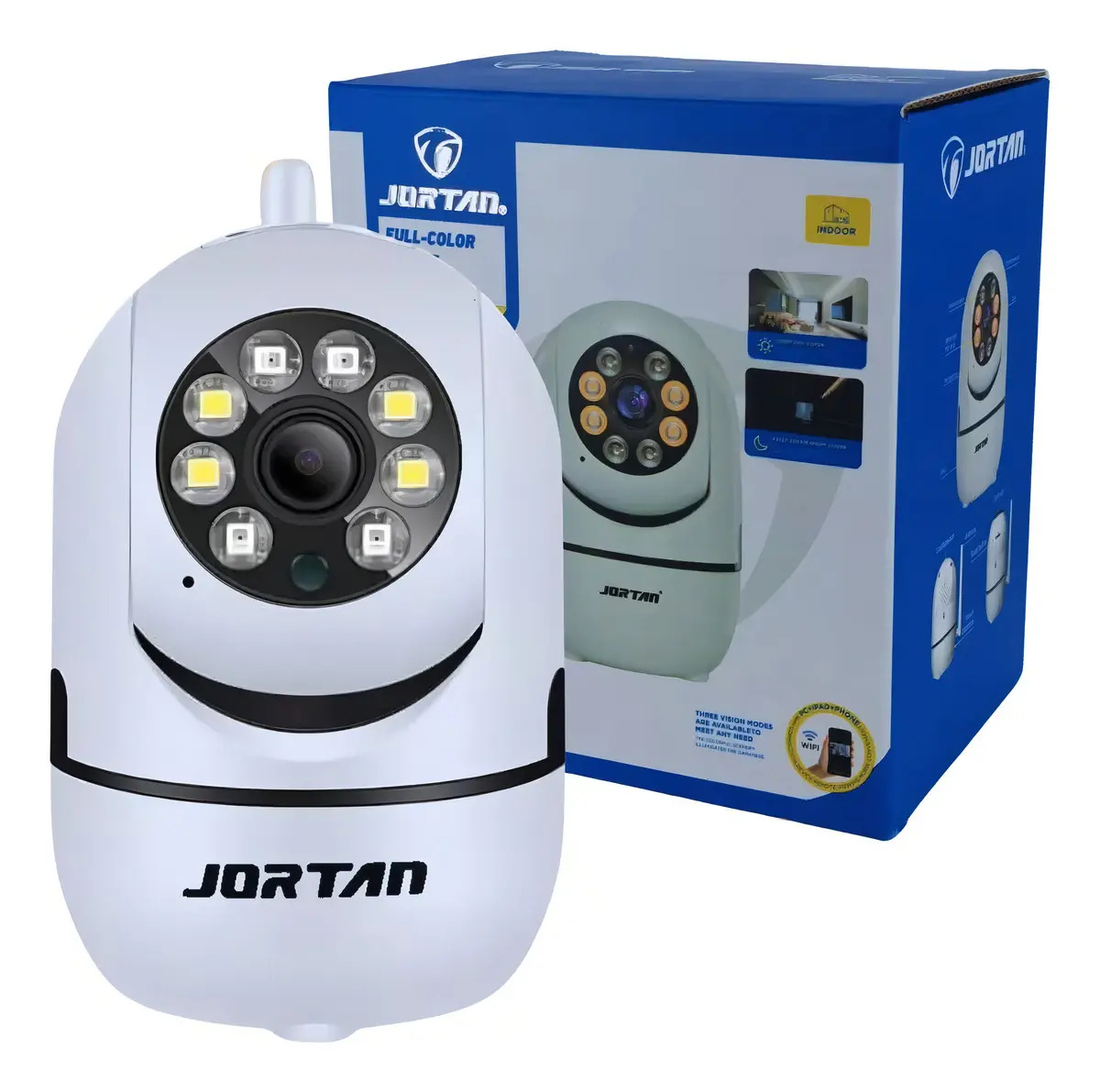 Câmera IP Wi-Fi Sem Fio 1080P PTZ Detecção Movimento Visão Noturna