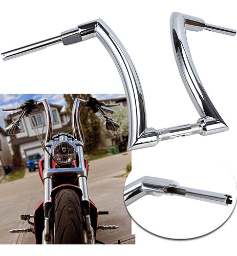 16  Dna Monster Fat Ape Hanger Bars 1-1/4  Handlebars Fo Aam