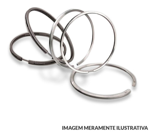 Imagem 3 de 3 de Anel Segmento Citroen C3 1.4 8v Ano 03/13 Flex - Std