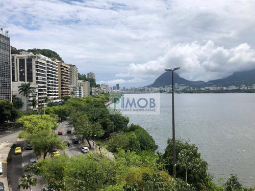 Apartamento Com 4 Quartos Para Alugar, Vista Panorâmica,275 M² Por R$ 4.000/mês - Lagoa - Rio De Janeiro/rj - Ap1013