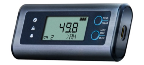 El-sie-2 Registrador Datos Temperatura Y Humedad Cn Pantalla