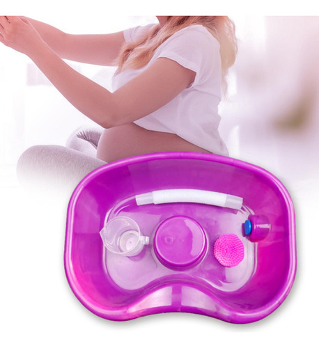 Lavabo De Cabecera Para Lavabo, Bañera De Lavado Violeta
