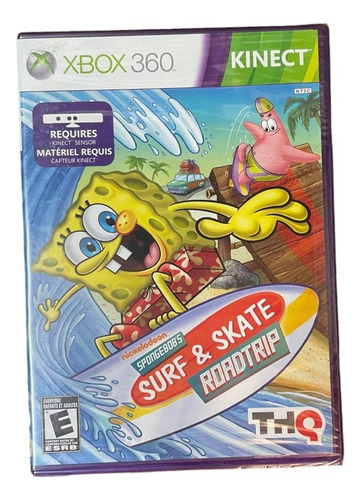 Juego Xbox 360: Spongebob's Surf & Skate Roadtrip