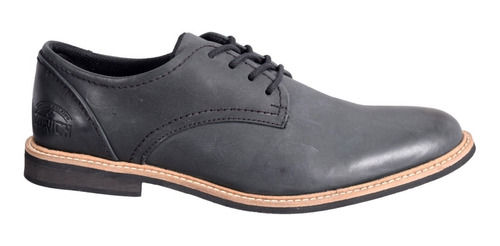 Zapato Hombre Cuero Casual Vestir Zurich 624 Cordones Moda