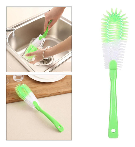 2 Cepillo De Limpieza Para Recipientes, Juego 2 Piezas
