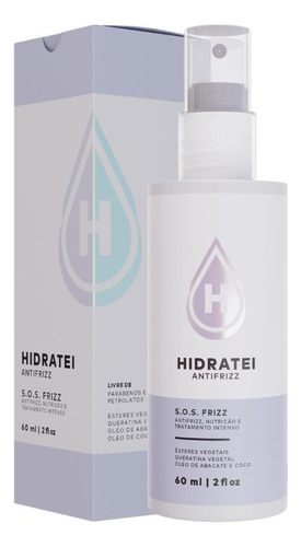 Sos Frizz Hidratei 60ml - Máscara Líquida De Reconstrução