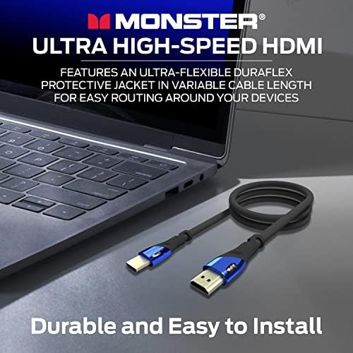 Monster 6ft Ultra Cobalt 2.1 Cable Electrónico Hdmi - 48gbps