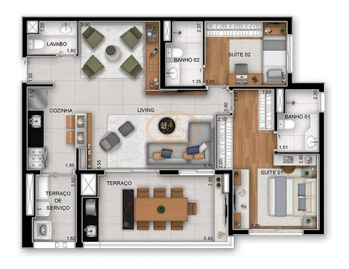 Apartamento Com 3 Dormitório(s) Localizado(a) No Bairro Vila Prudente Em São Paulo / São Paulo - 7111:912775