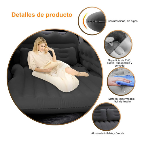 Colchón Inflable Coche Cama Inflable Colchón Camping Bomba
