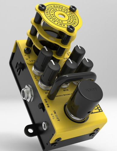 Pedal Amt Bricks B Lead Emulador Bogner Ubershall Valvular