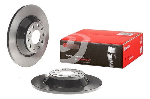 2- Discos Sólidos Traseros Audi A6 2006/2011 Brembo