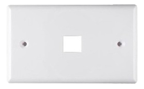 Faceplate Simple + Modulo Rj45 Cat 6 / Eleco