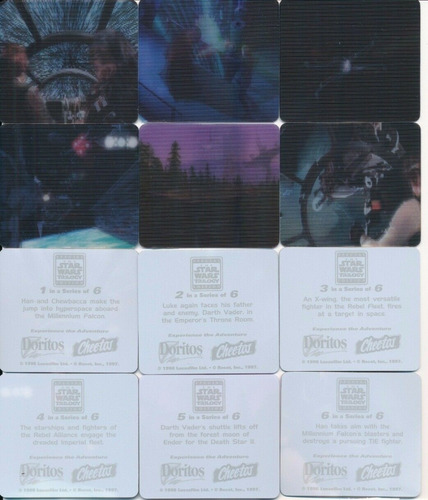 Set De Cards Lenticulares Star Wars Trilogy - [ Doritos ]