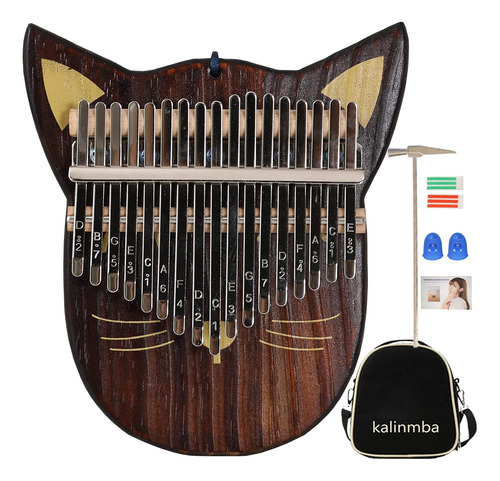 Kalimba Thumb Piano 17 Teclas Instrumento Musical Regal...