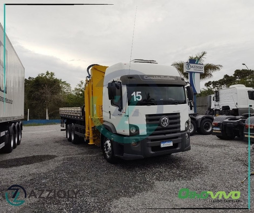 Imagem 1 de 13 de Vw 24280 6x2 Muck Carroceria Semi Leito