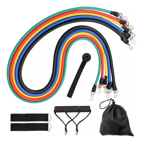 Faixa Elásticas-kit Para Ginástica-fisioterapia Multifunção Colorido