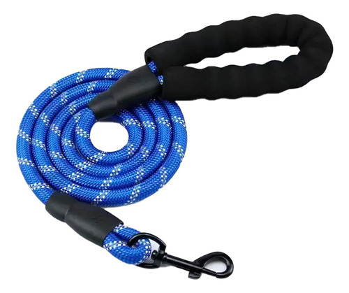 Correa Para Perro 1.5m - Azul Marino - Mango De Control