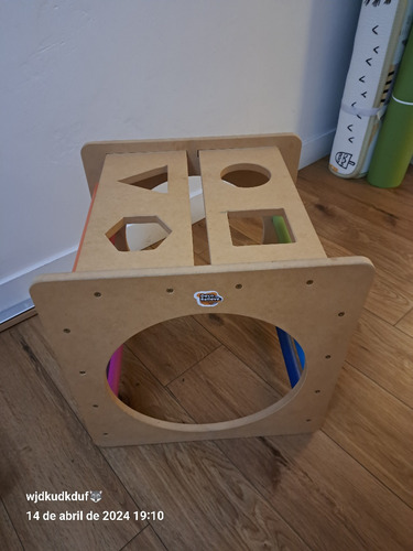 Cubo Arcoiris, Impecable Estado! Decorelieve, Como Nuevo!