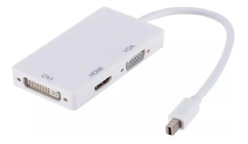 Cabo Adaptador 3x1 Mini Display Port/thunderbolt Hdmi Vga Dv