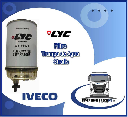 Filtro Trampa De Agua Iveco Stralis Trakker