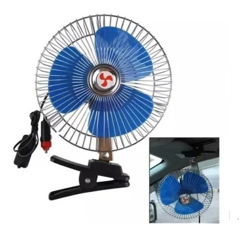 Ventilador Para Auto Ventilador Portátil 12v Oscilante 