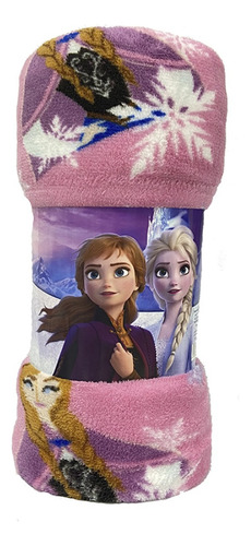 Frazada Manta Polar Infantil 150x200 Frozen 1 Plaza Elsa Ana