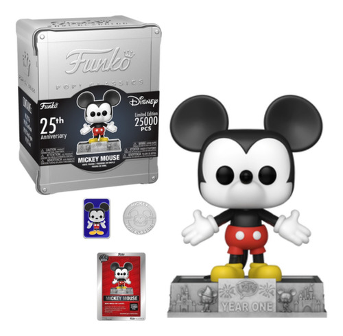 Mickey Mouse Classics Funko Pop / 25th Anniversary Exclusivo